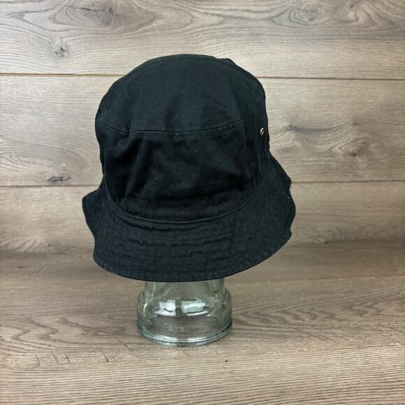 Alo Yoga Black Bucket Hat Ethos Brand Size L/XL 100% Cotton Bucket Hat - Picture 6 of 9